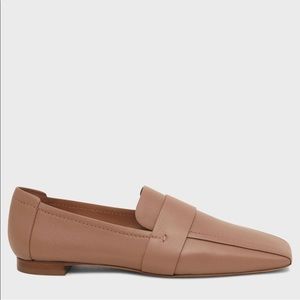 NIB Mansur Gavriel Women's Brown Square Toe Loafer
